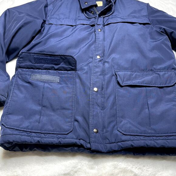 ST JOHN'S BAY Men's Blue Insulated Winter Coat size Large - Picture 8 of 14